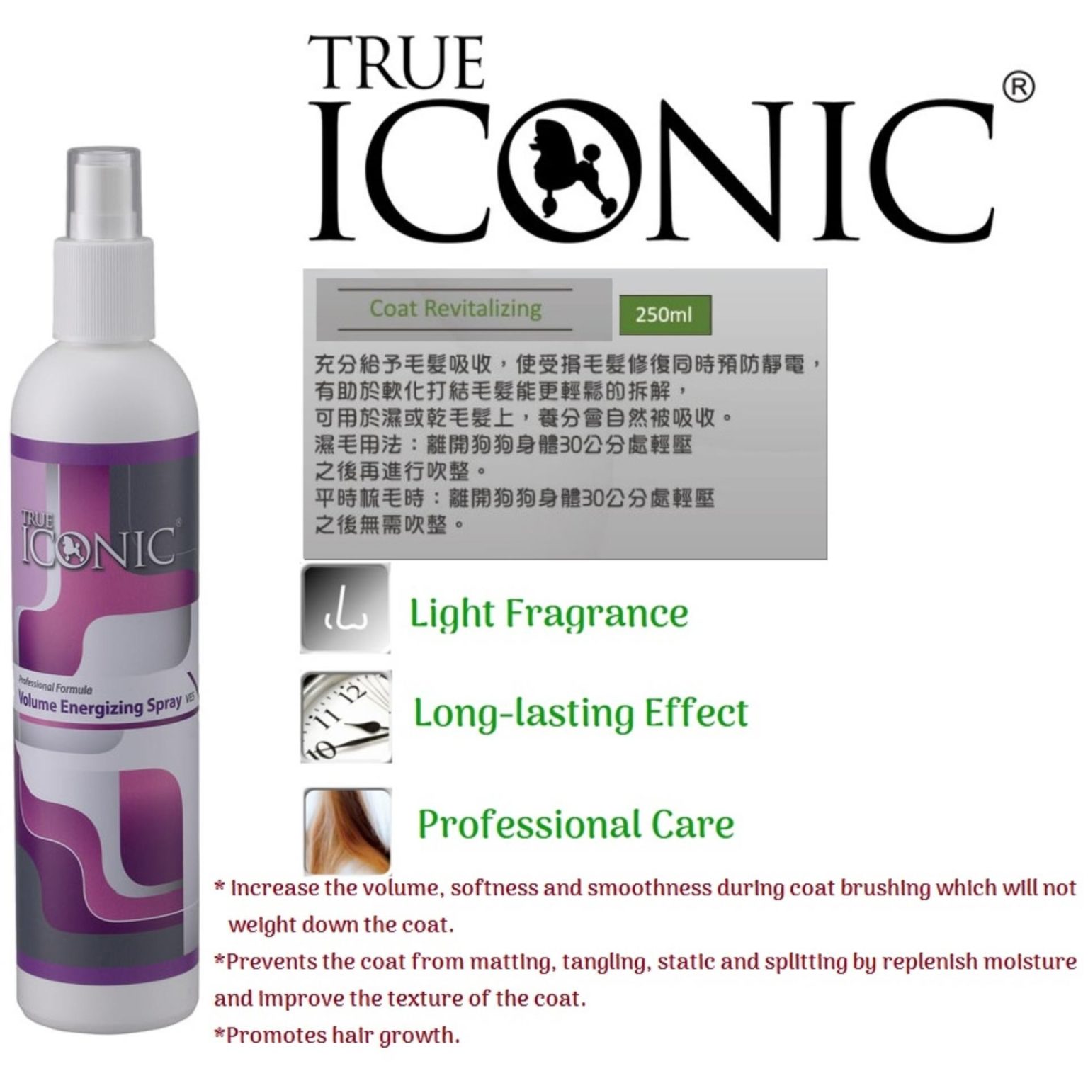 TRUE ICONIC Spray de Volum Energizant