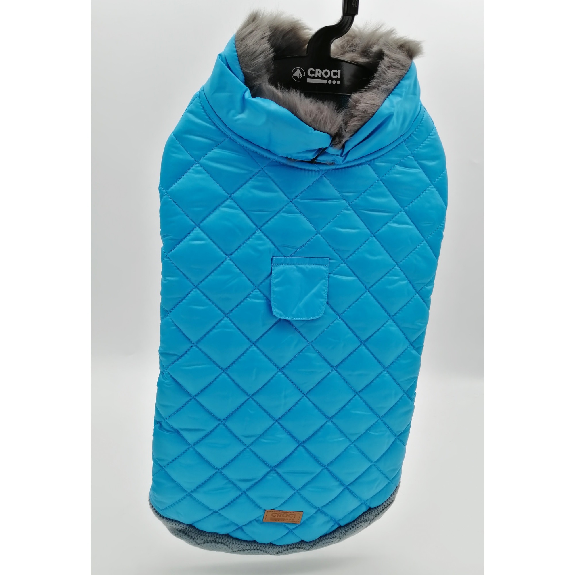 Geaca pentru catei Croci Mixed Blue