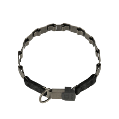 Zgarda Sprenger NeckTech Fun (FARA PINI) cu ClicLock, inox negru mat