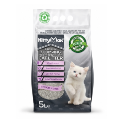 Nisip igienic premium cu Lavanda KITTYMAX pentru pisici 5L